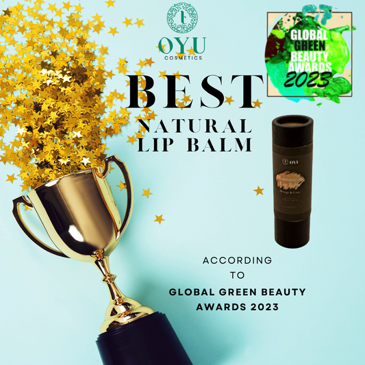 Embracing-Green-Beauty-2023-The-Journey-of-OYU-Cosmetics-Award-Winning-Natural-Lip-Balm Oyu Cosmetics