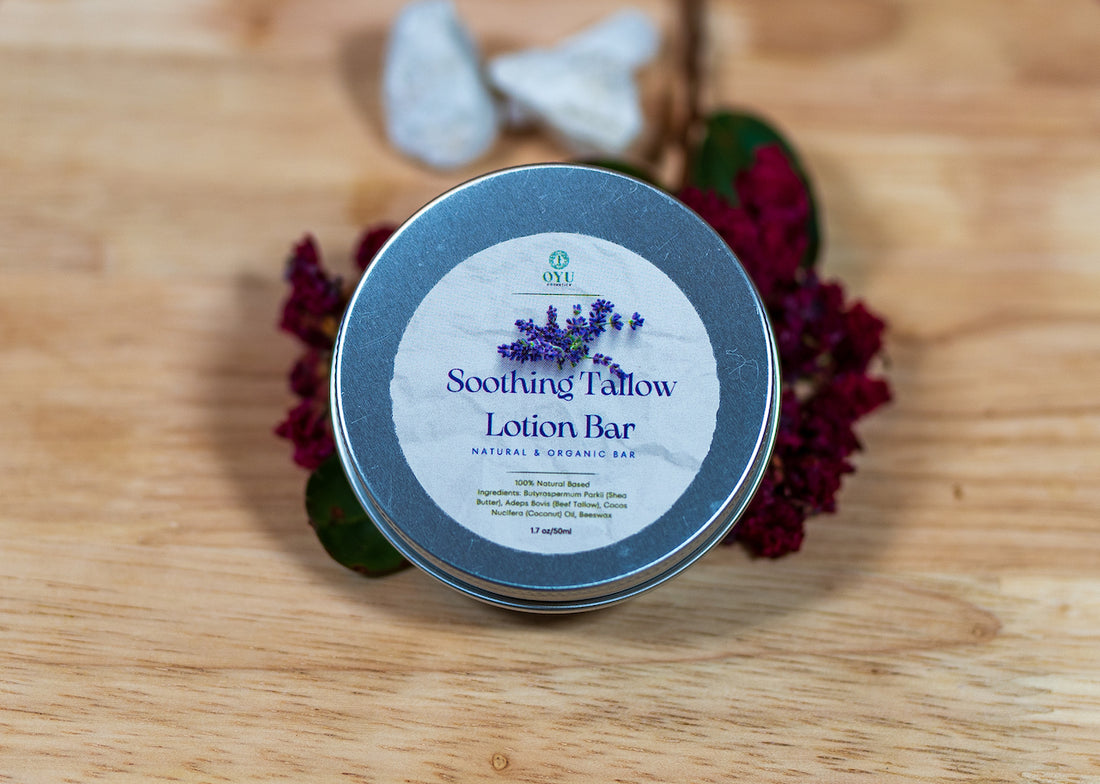 Embrace Spring Allergy Season with Oyu Cosmetics Organic Tallow Lotion Bar