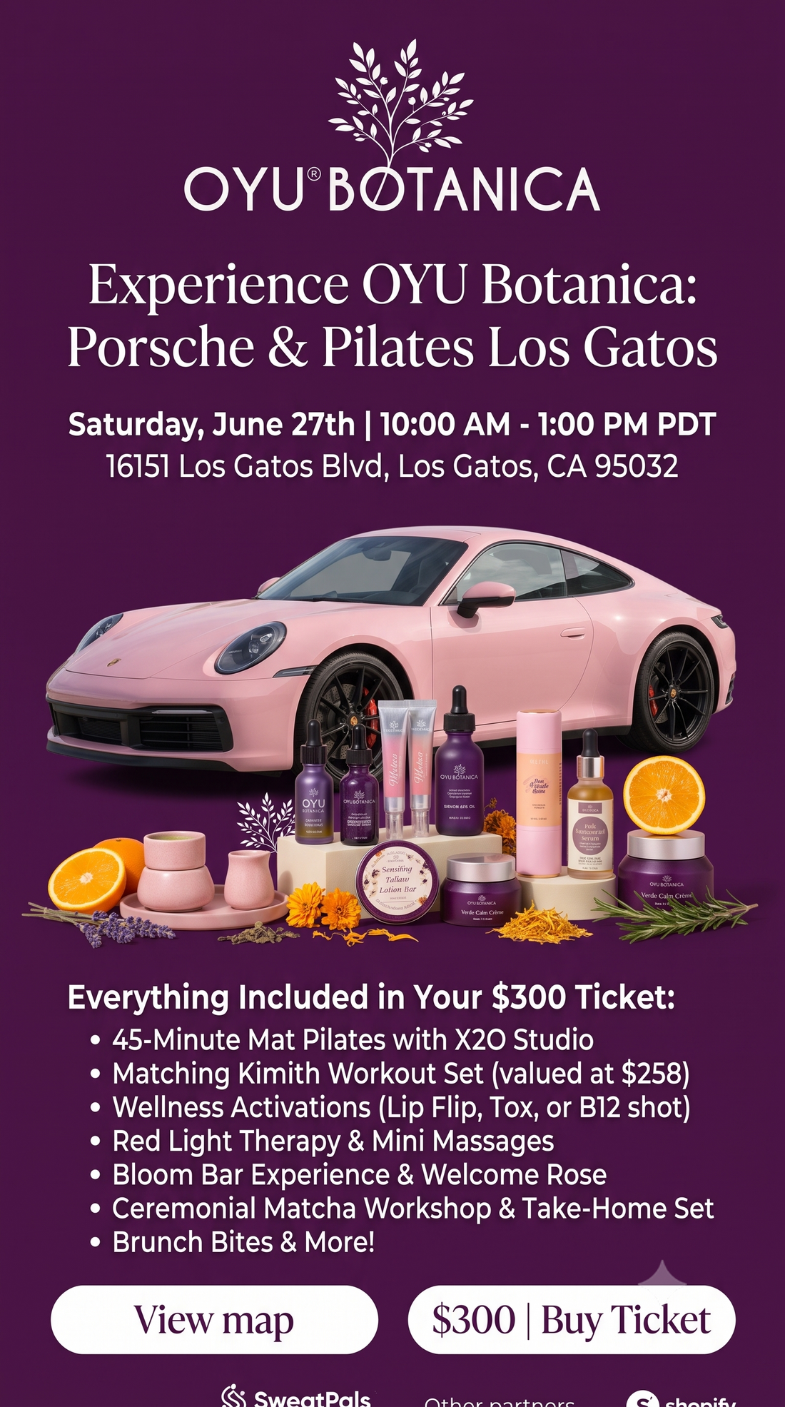 Porsche & Pilates Los Gatos - Oyu Botanica