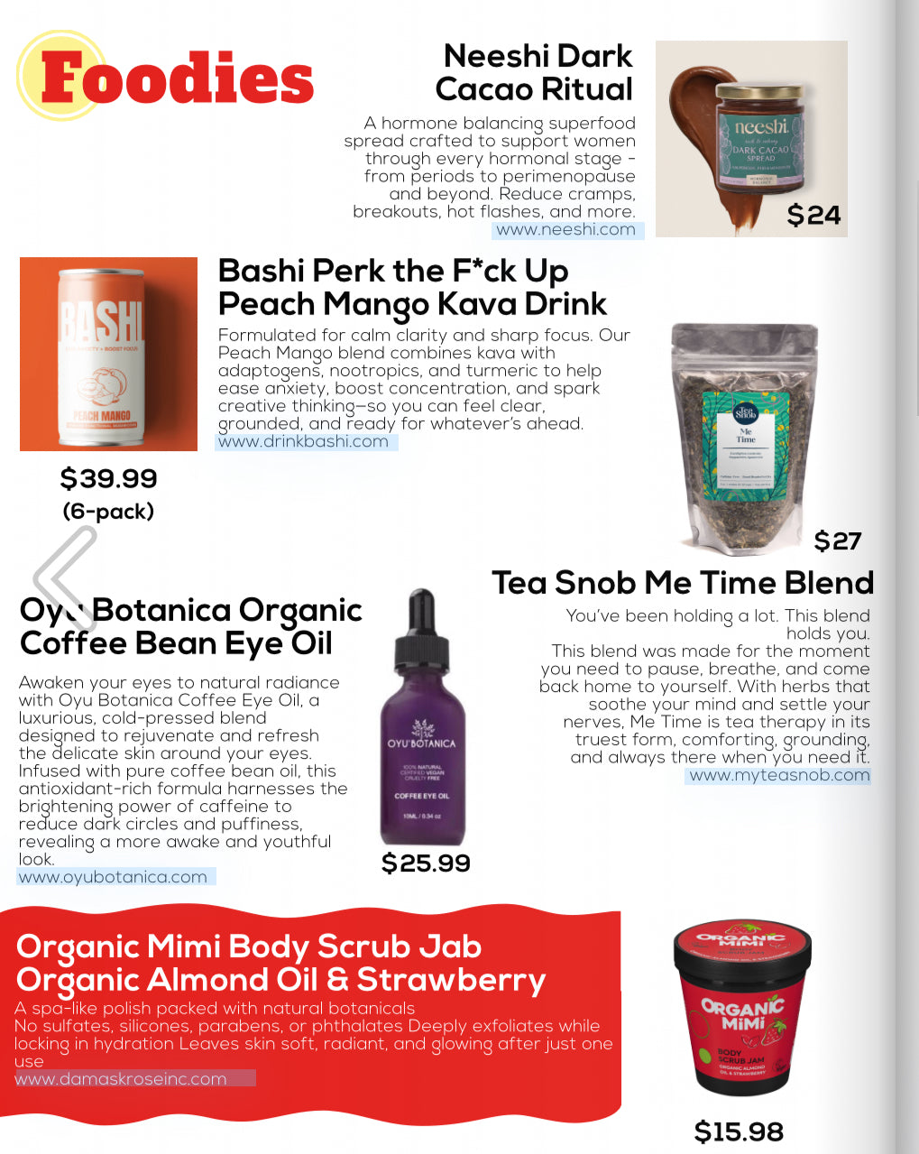 Oyu Botanica Coffee Bean Eye Oil Featured in the 2025 Holiday Gift Guide 🎁✨