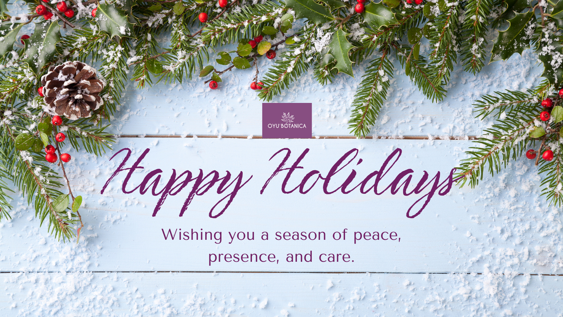 A Season of Stillness, Gratitude & Botanical Care