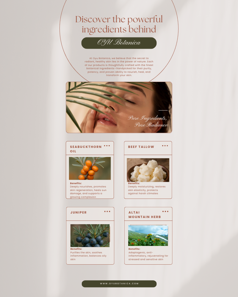 ✨ Rooted in Nature, Honored by Heritage: The Mongolian Wisdom Behind Oyu Botanica Skincare ✨