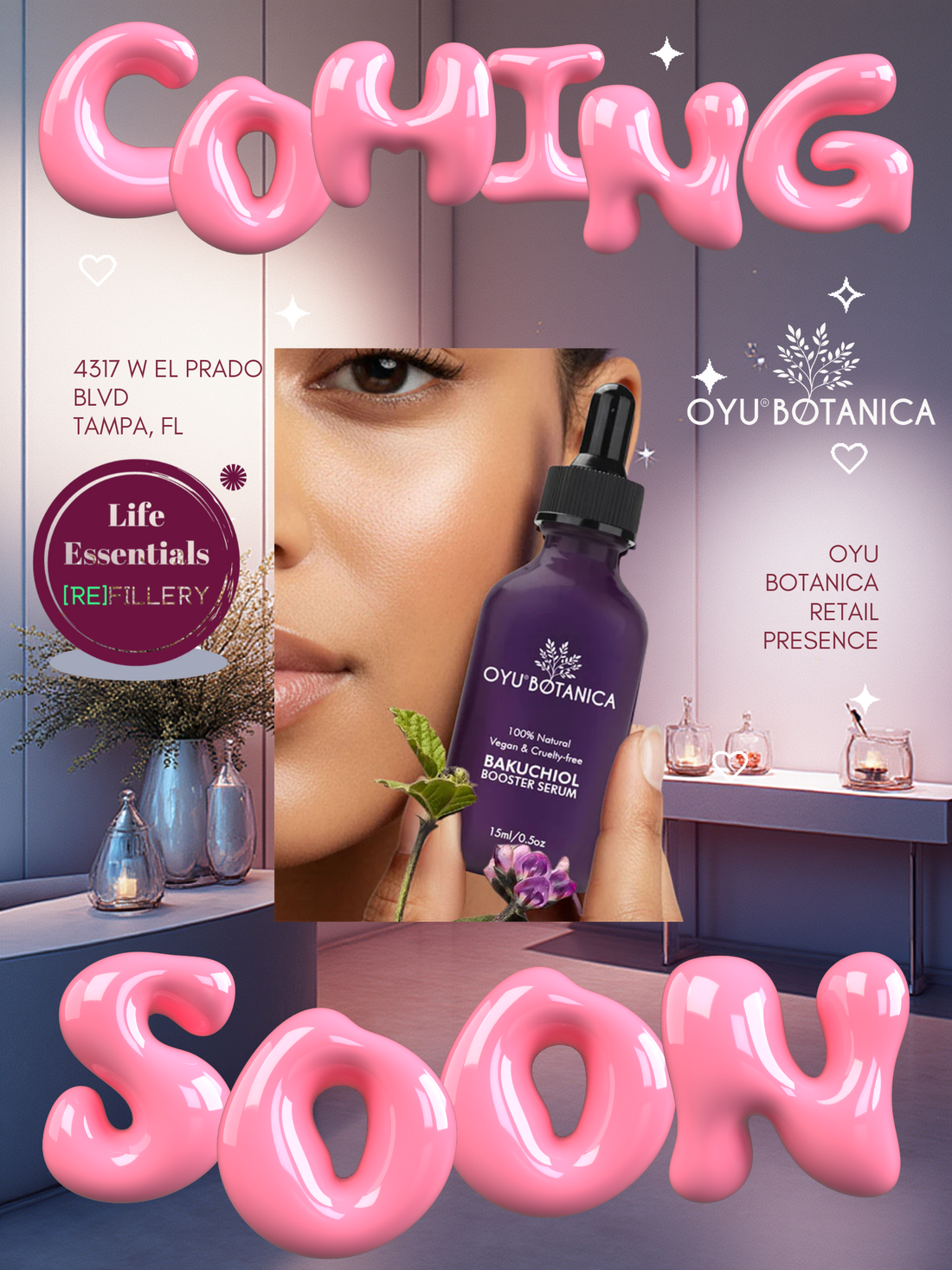 ✨ OYU Botanica Expands to Retail — Now Available at Life Essentials in Tampa, Florida! ✨