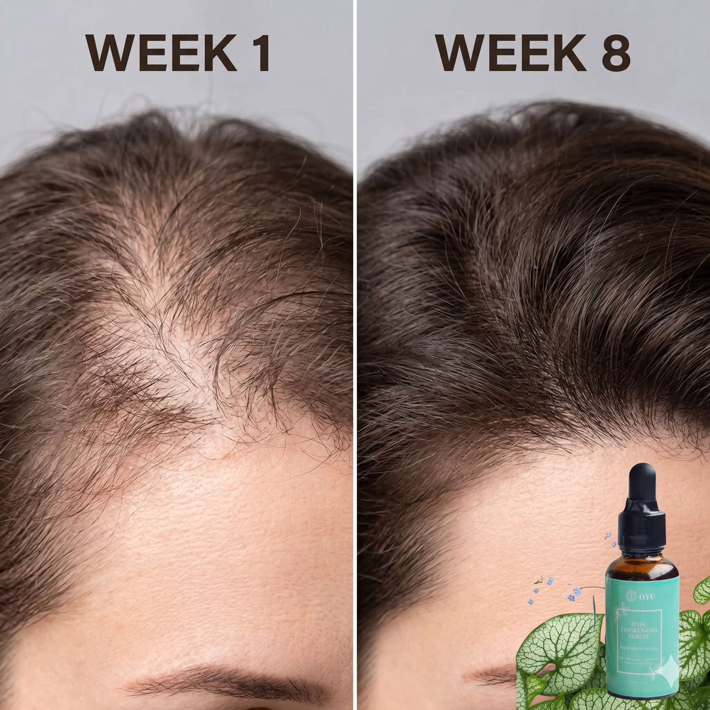 Natural Hair Thickening Oil: Amla, Argan & Nettle Leaf Extract for Lush Locks