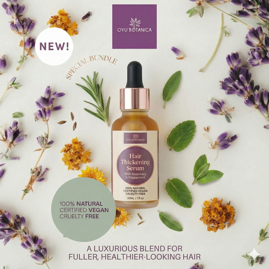 Natural Hair Thickening Oil: Amla, Argan & Nettle Leaf Extract for Lush Locks