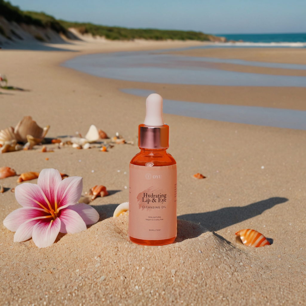 Non-irritating Makeup Remover: Unscented Hydrating Lip & Eye Cleansing Oil Oyu Cosmetics
