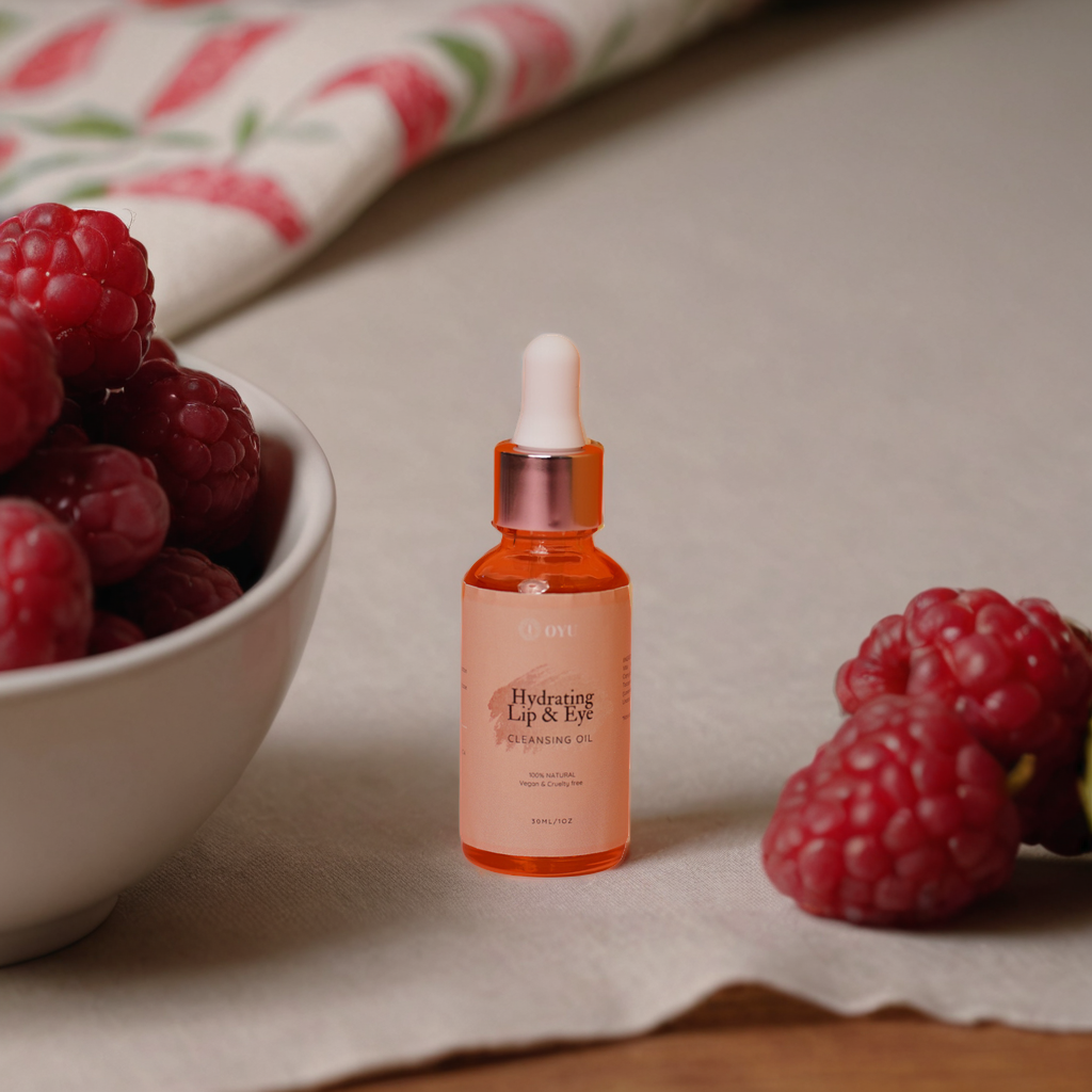 Non-irritating Makeup Remover: Unscented Hydrating Lip & Eye Cleansing Oil Oyu Cosmetics