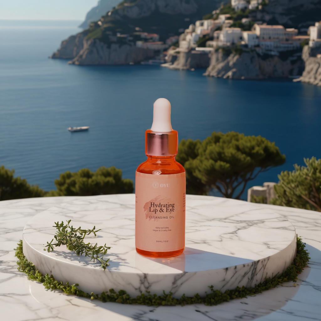 Non-irritating Makeup Remover: Unscented Hydrating Lip & Eye Cleansing Oil Oyu Cosmetics
