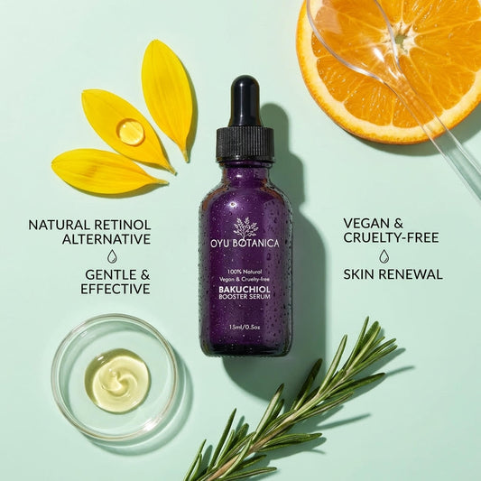 Bakuchiol Serum for Sensitive Skin - Gentle Retinol Alternative
