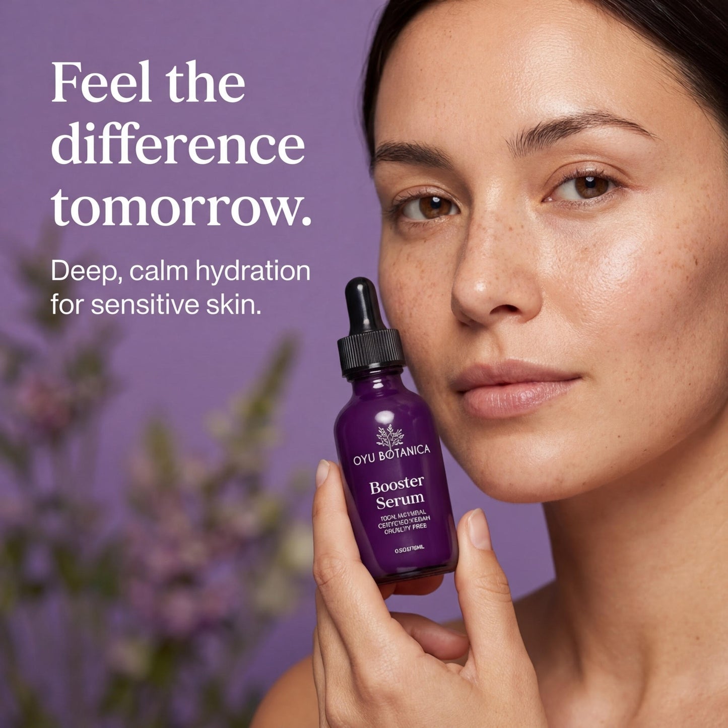 Sensitive Skin Booster Serum – Face Serum for Sensitive Skin with Hemp Seed Oil