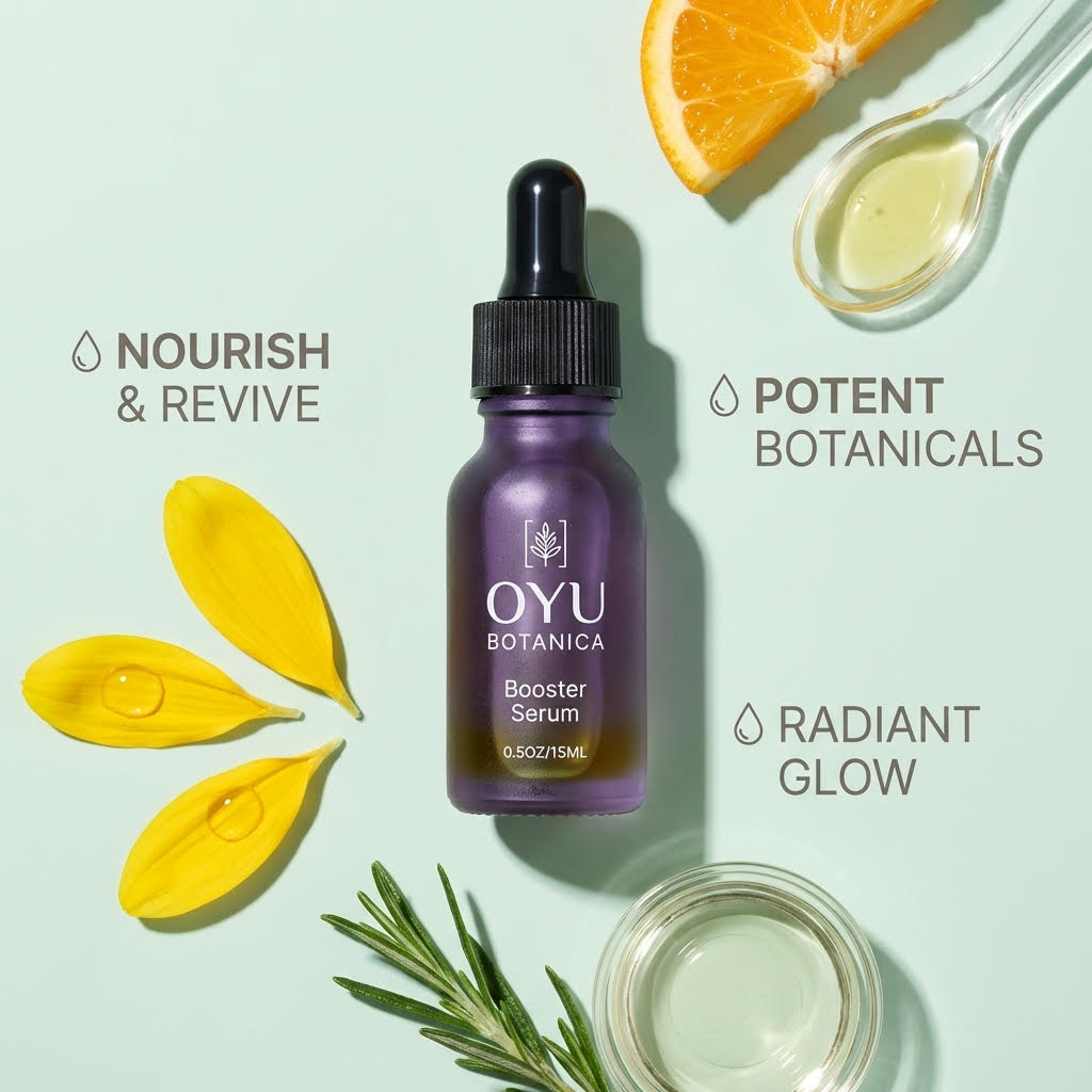 Sensitive Skin Booster Serum – Face Serum for Sensitive Skin with Hemp Seed Oil