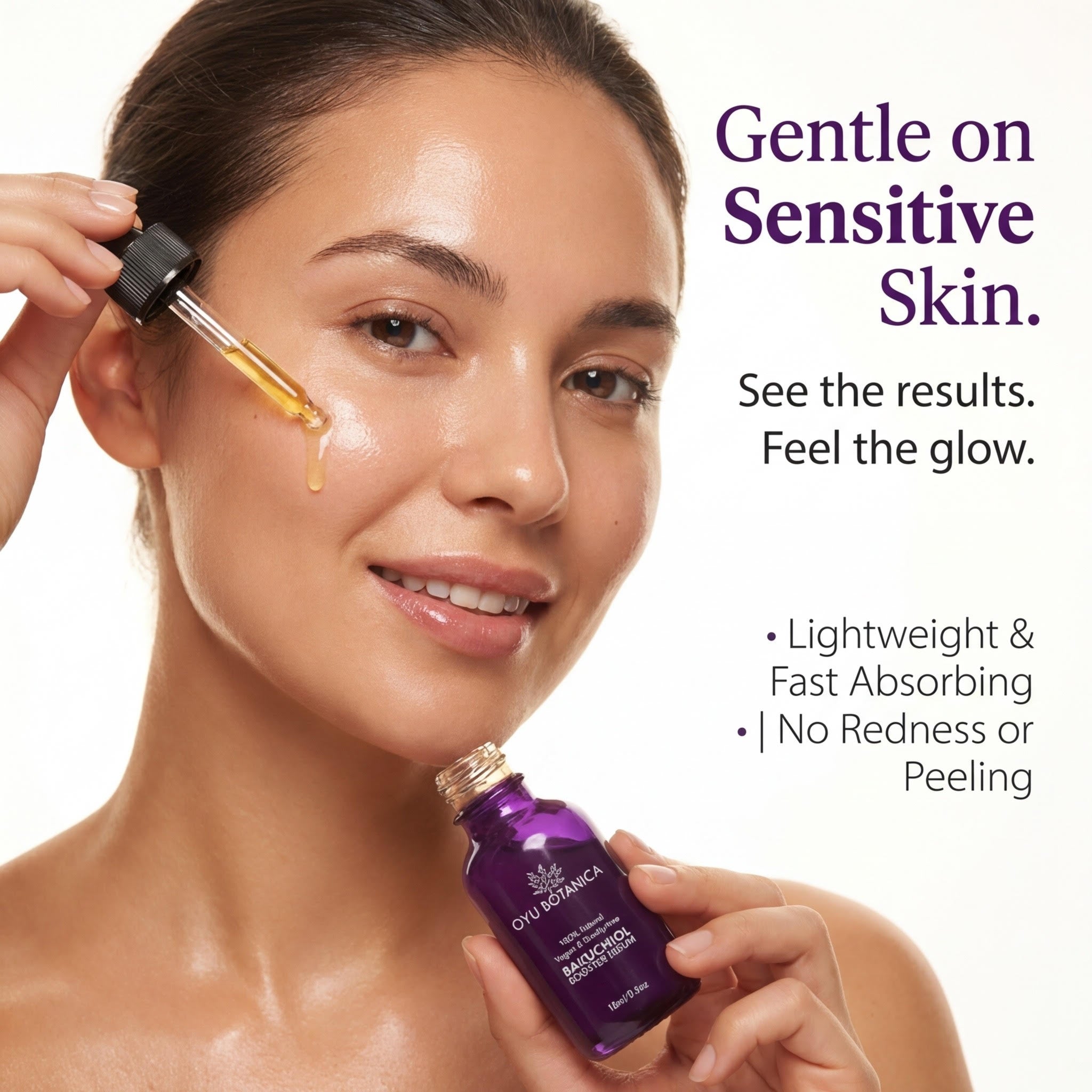 Bakuchiol Serum for Sensitive Skin | Natural Retinol Alternative