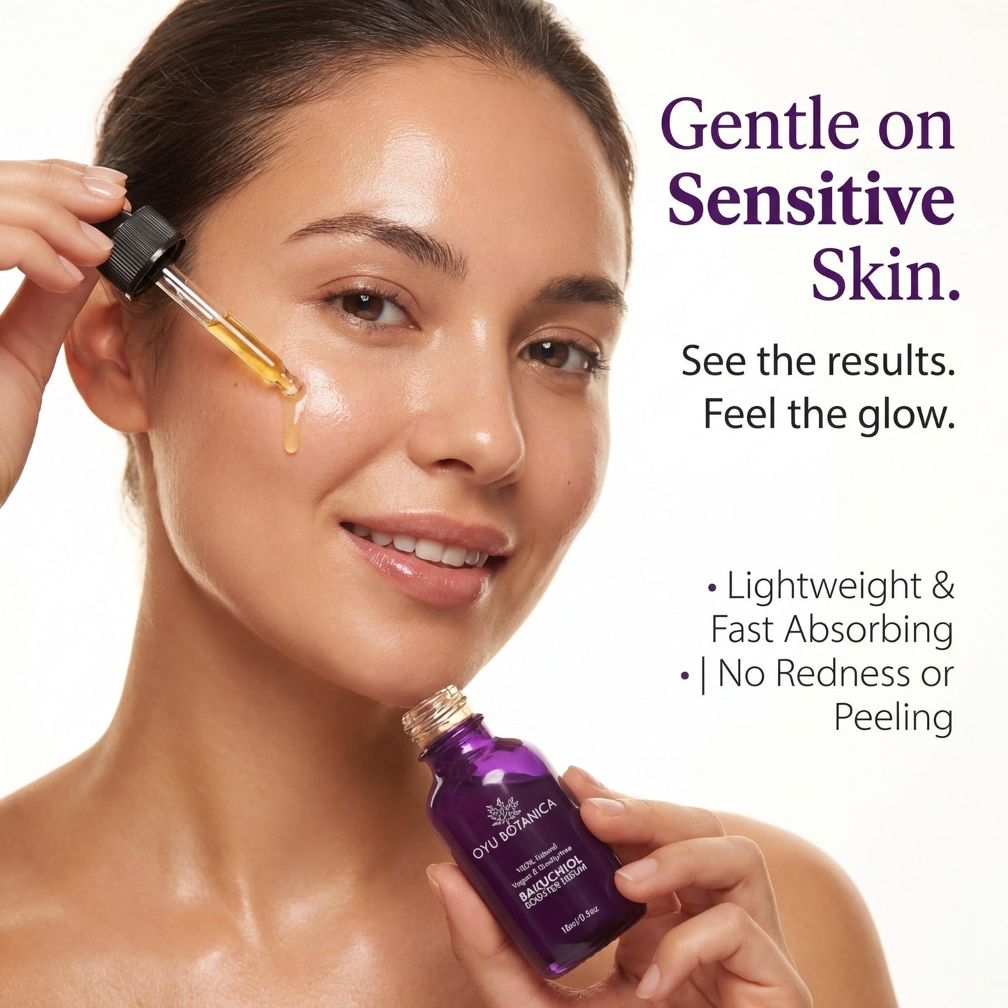 Bakuchiol Serum for Sensitive Skin - Gentle Retinol Alternative