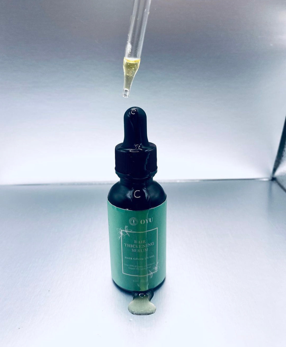 Natural Hair Thickening Oil: Amla, Argan & Nettle Leaf Extract for Lush Locks Oyu Cosmetics